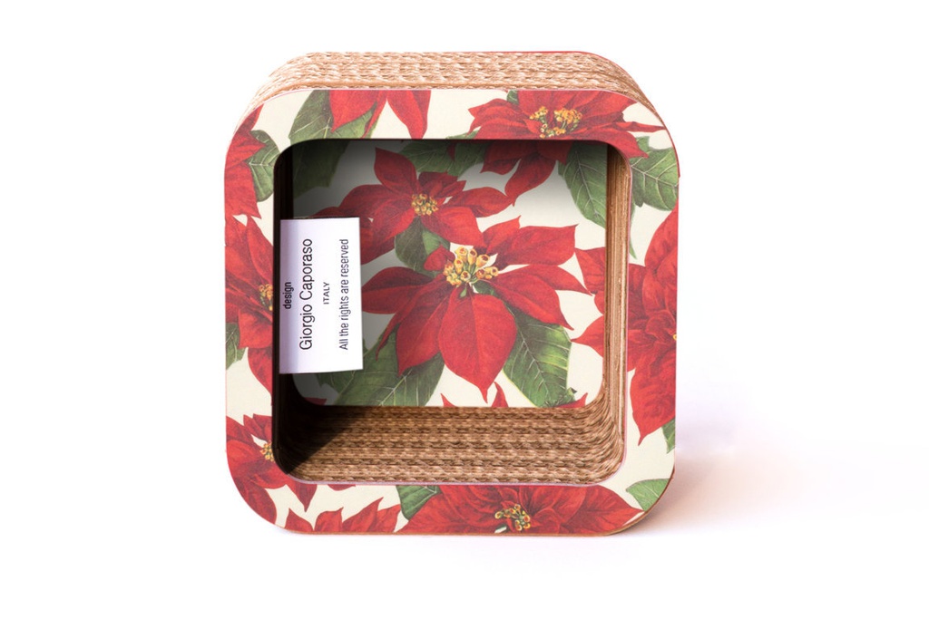 Portaoggetti in cartone "Morettino Natalizio" 17