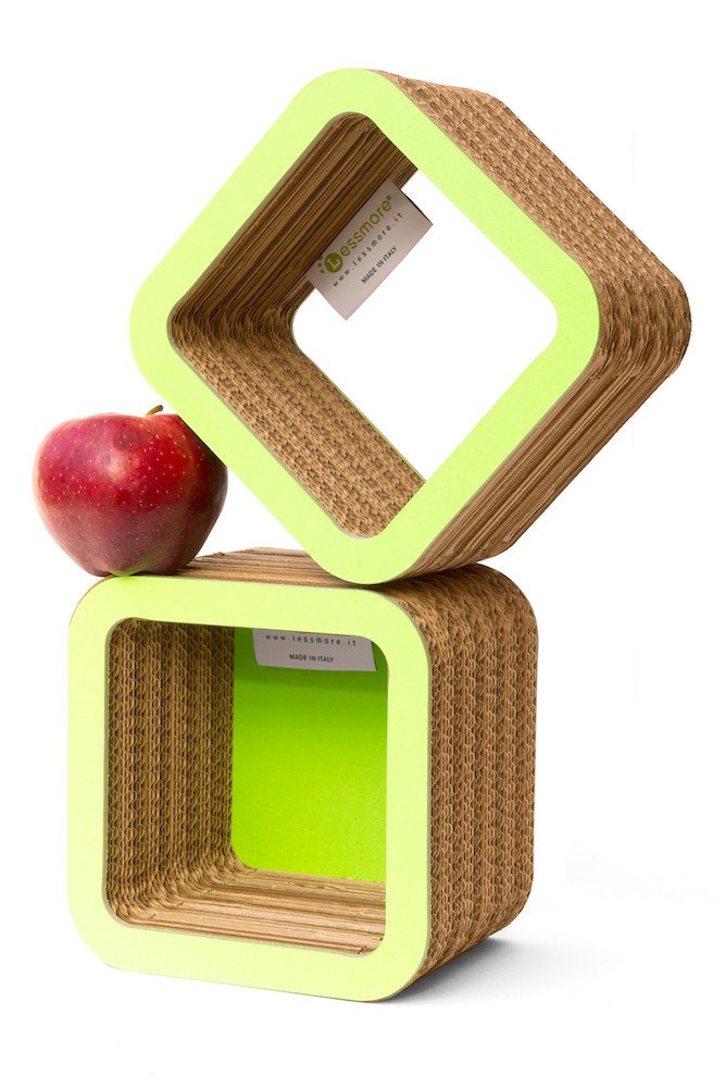 Portaoggetti in Cartone Morettino Verde Lime 17