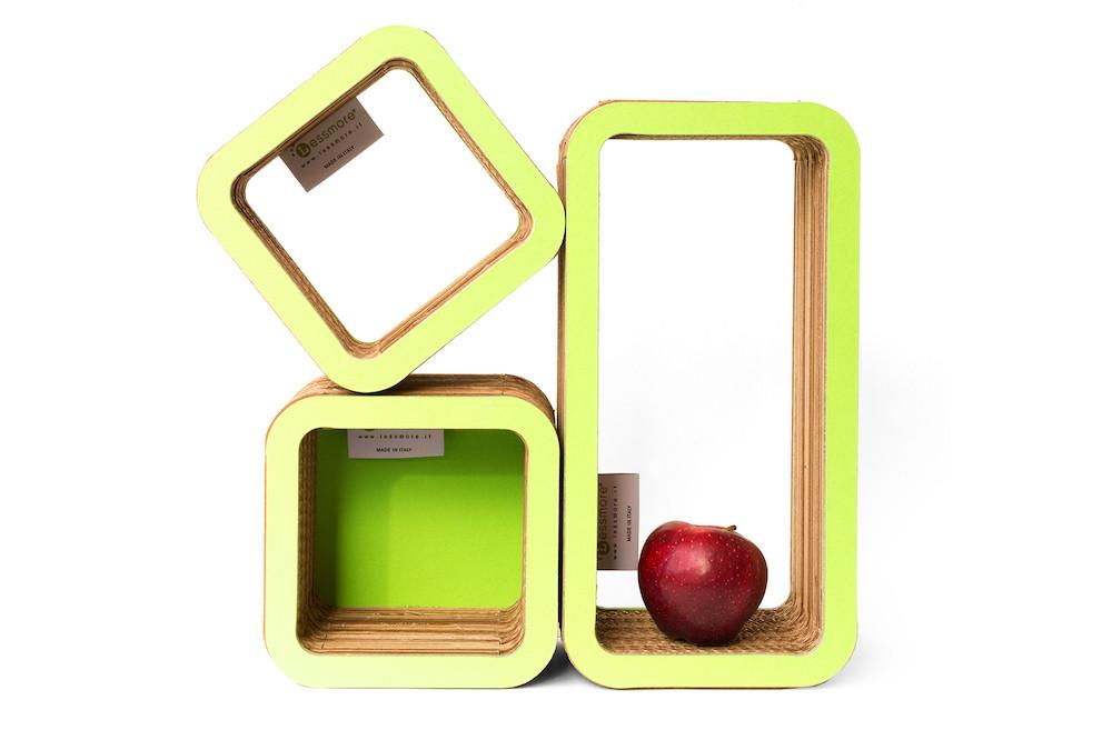 Portaoggetti in Cartone Morettino  Verde Lime 34