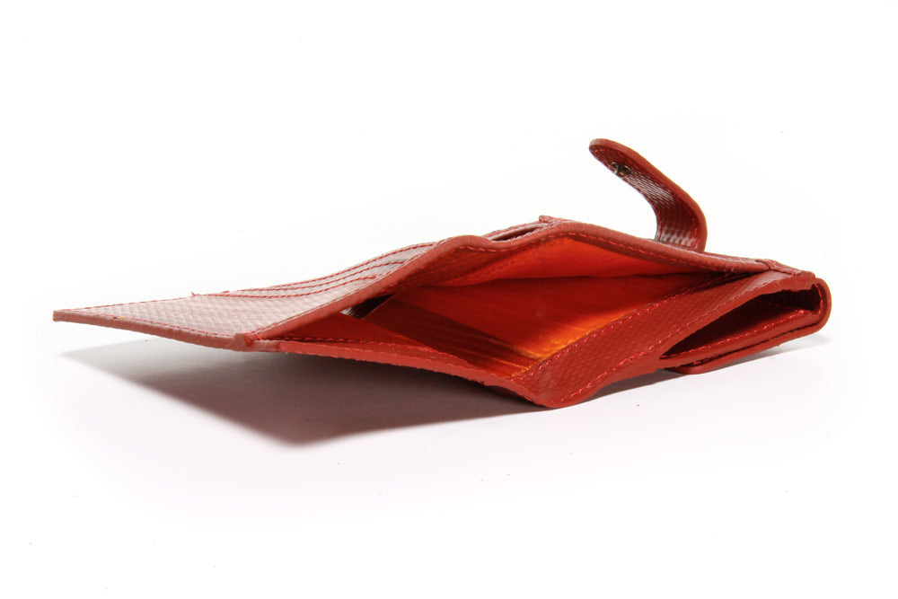 FOLDING PURSE - BLACK | RED