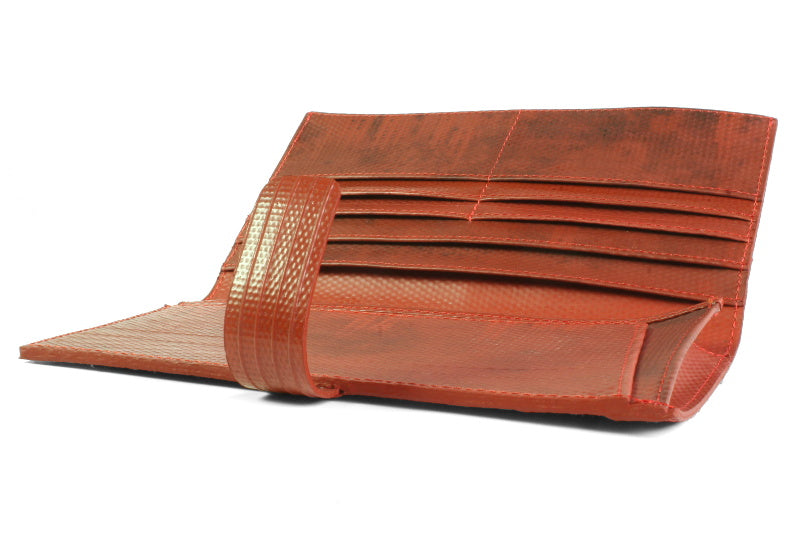 TRAVEL WALLET FIRE & HIDE | ORANGE