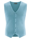 Gilet in maglia di canapa e cotone bio