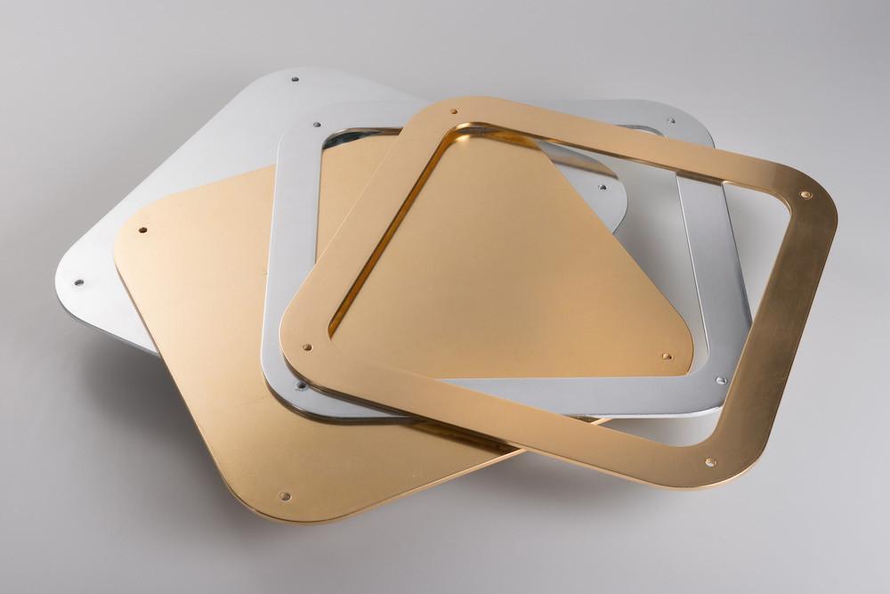 PREZZO SU RICHIESTA - More Light - Modulo libreria Cartone 45 - Foglia Oro